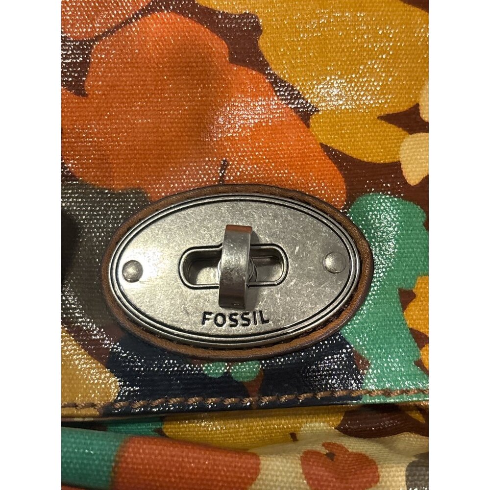 Fossil Floral Crossbody Purse | Key-Per Collection | Leather Trim - Picture 5 of 13